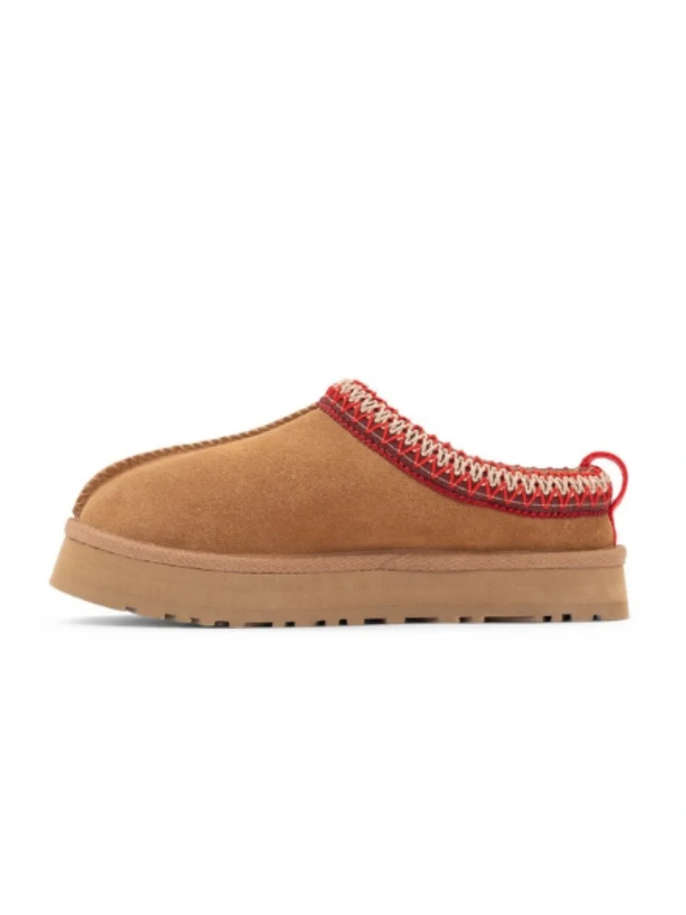 Kids UGG Tazz Slippers in Chestnut Suede. 1143776K